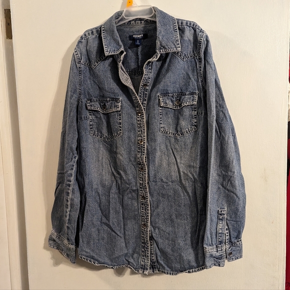 Old Navy Denim Shirt - Picture 1 of 6